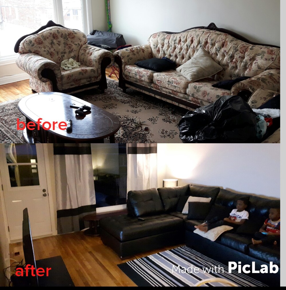 My living room transformation